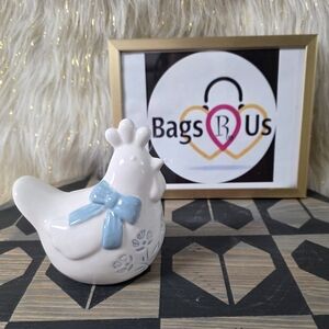 TARGET BULLSEYE EASTER 2026 COTTAGE CORE CERAMIC RIBBON CHICKEN DECOR BRAND NEW